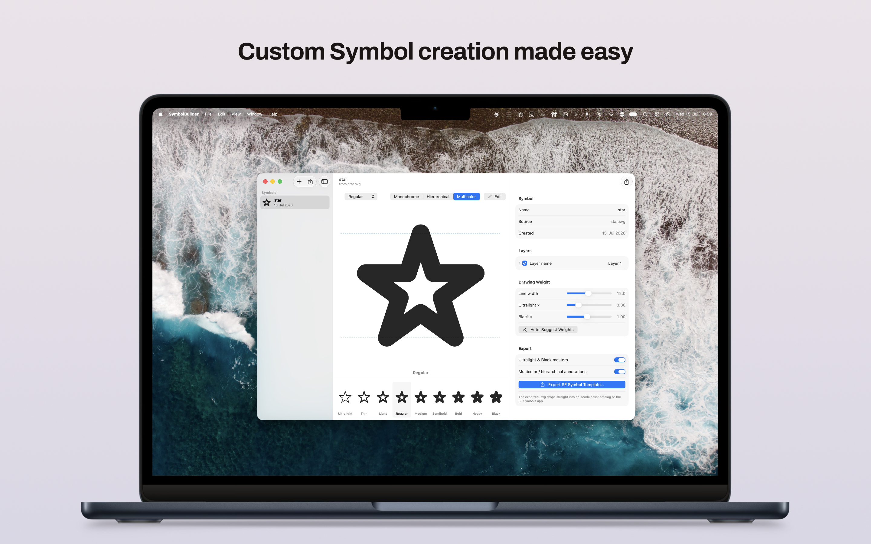 SymbolBuilder editor